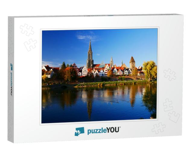 Ulm, Germany View on the Old Town of the Donau City... Jigsaw Puzzle
