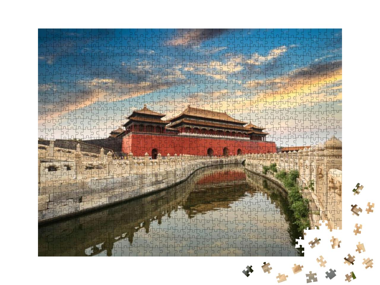 Forbidden City in Beijing, China... Jigsaw Puzzle with 1000 pieces
