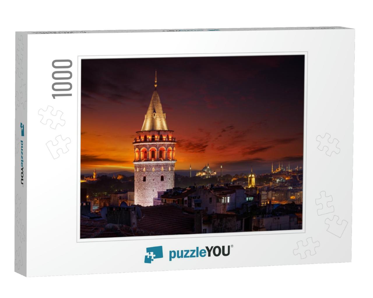 Galata Tower... Jigsaw Puzzle with 1000 pieces