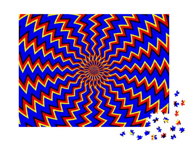 One More Go-Around Motion Illusion... Jigsaw Puzzle with 1000 pieces