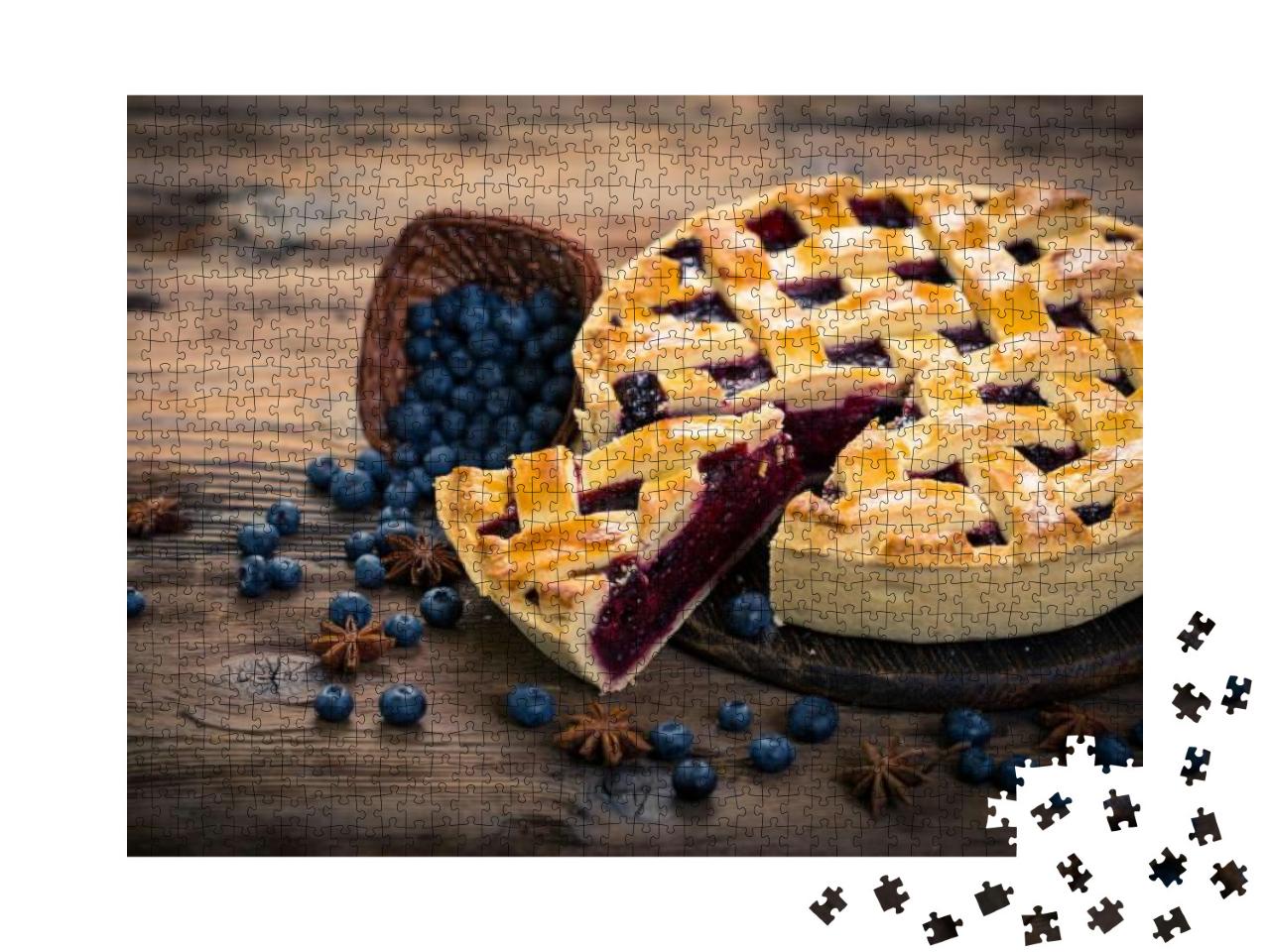 Blueberry Pie... Jigsaw Puzzle with 1000 pieces