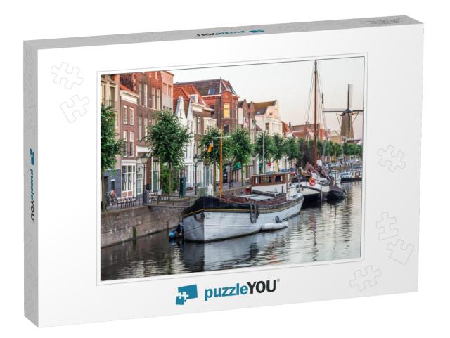 View in Rotterdam, the Netherlands... Jigsaw Puzzle