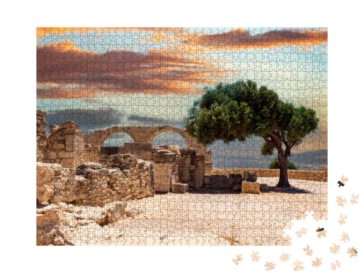 Cyprus. Limassol. Curion. Arches of the Early Christian B... Jigsaw Puzzle with 1000 pieces