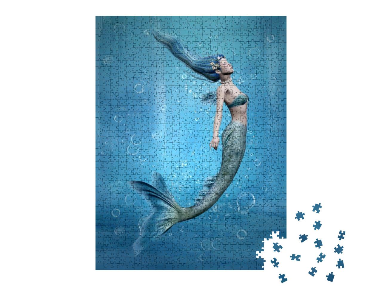 Mermaid... Jigsaw Puzzle with 1000 pieces