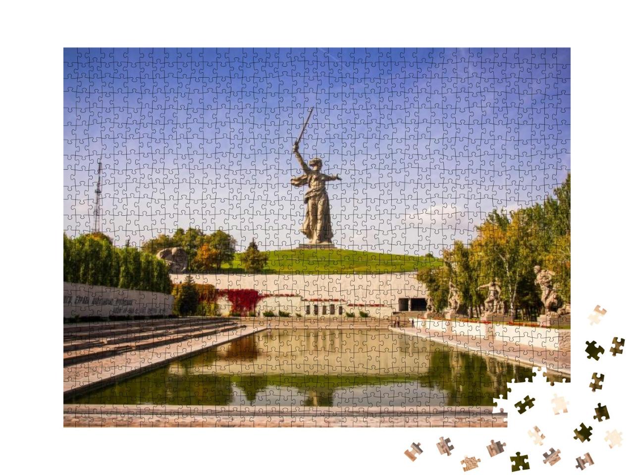 Memorial Complex Heroes of the Battle of Stalingrad on th... Jigsaw Puzzle with 1000 pieces