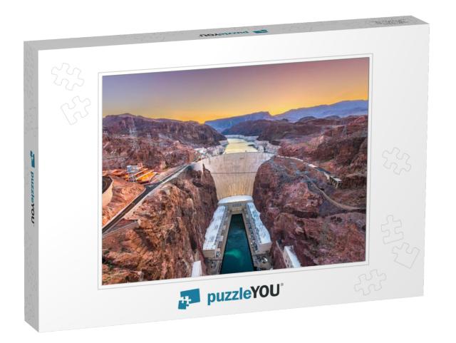 Hoover Dam on the Colorado River Straddling Nevada & Ariz... Jigsaw Puzzle