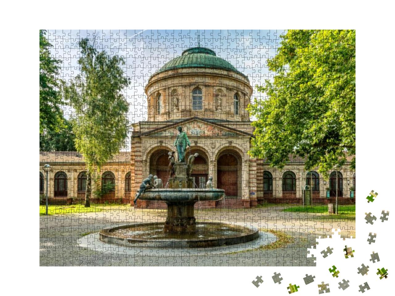 Old Hygieia Fountain in Karlsruhe... Jigsaw Puzzle with 1000 pieces