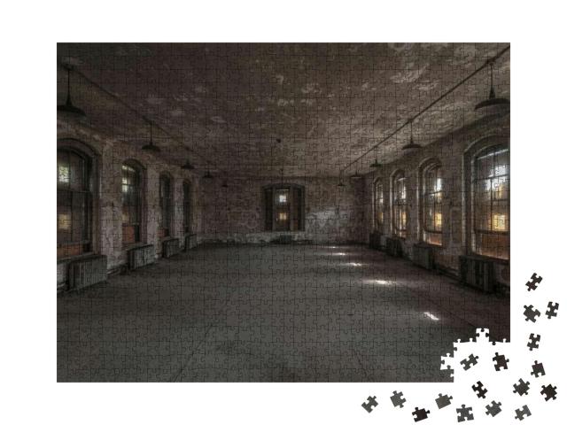 Ellis Island Abandoned Hospital Interior... Jigsaw Puzzle with 1000 pieces