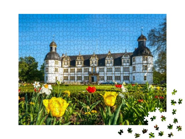 Paderborn, Castle Neuhaus, Germany... Jigsaw Puzzle with 1000 pieces
