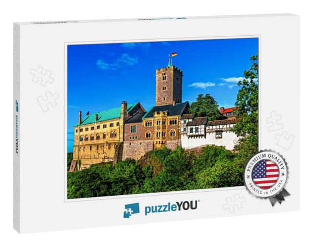 Wartburg Castle in Eisenach, Thuringia, Germany... Jigsaw Puzzle