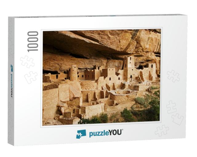 Cliff Palace, Mesa Verde National Park... Jigsaw Puzzle with 1000 pieces