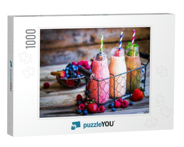 Fresh Smoothies... Jigsaw Puzzle with 1000 pieces