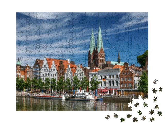 St Mary Church, Luebeck Schleswig Hollstein Germany... Jigsaw Puzzle with 1000 pieces