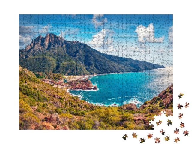 Beautiful Marine Scenery. Captivating Spring Cityscape of... Jigsaw Puzzle with 1000 pieces