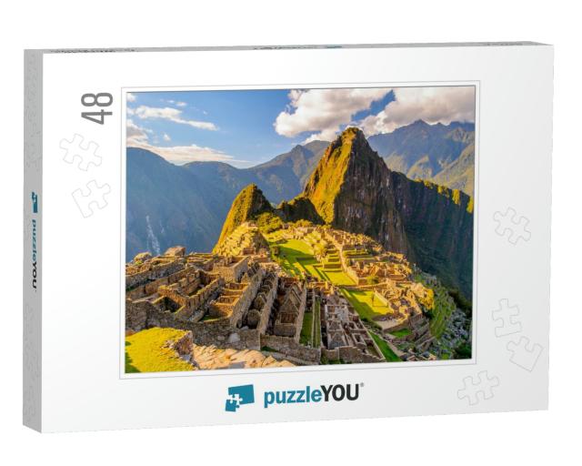 Machu Picchu Peru, Southa America, a UNESCO World Heritag... Jigsaw Puzzle with 48 pieces