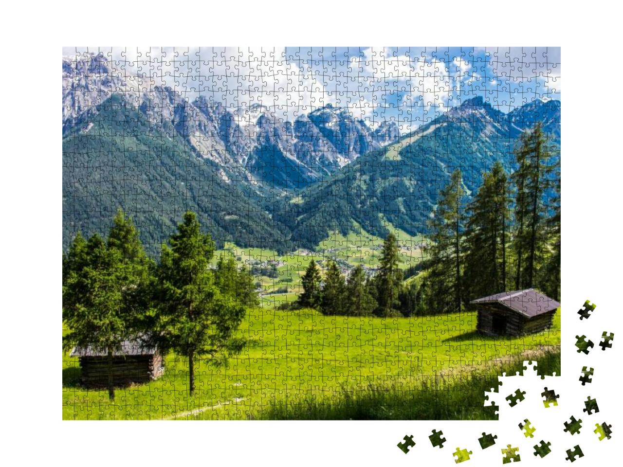 Scenic View to Stubaital, Tirol, Austria... Jigsaw Puzzle with 1000 pieces