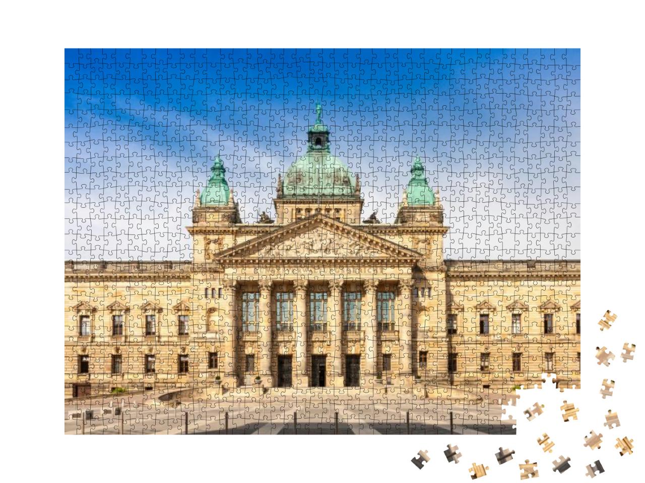 High Court, City of Leipzig, Saxony, Germany... Jigsaw Puzzle with 1000 pieces