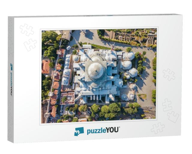 Hagia Sophia Museum in Istanbul. Top View... Jigsaw Puzzle