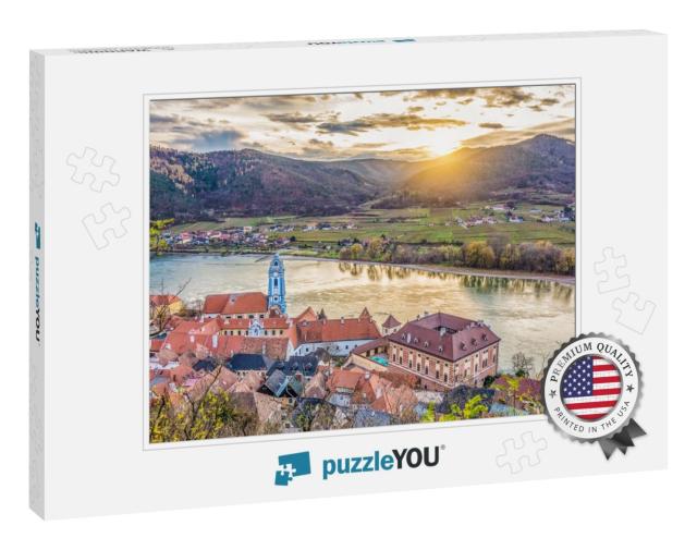 Panoramic Aerial View of Beautiful Wachau Valley with the... Jigsaw Puzzle