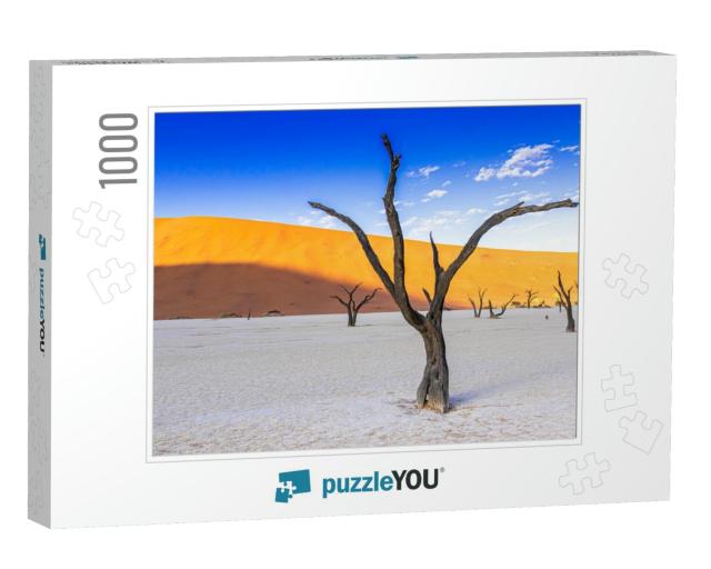 Salt Pan in Deadvlei, Namib-Naukluft National Park of Nam... Jigsaw Puzzle with 1000 pieces