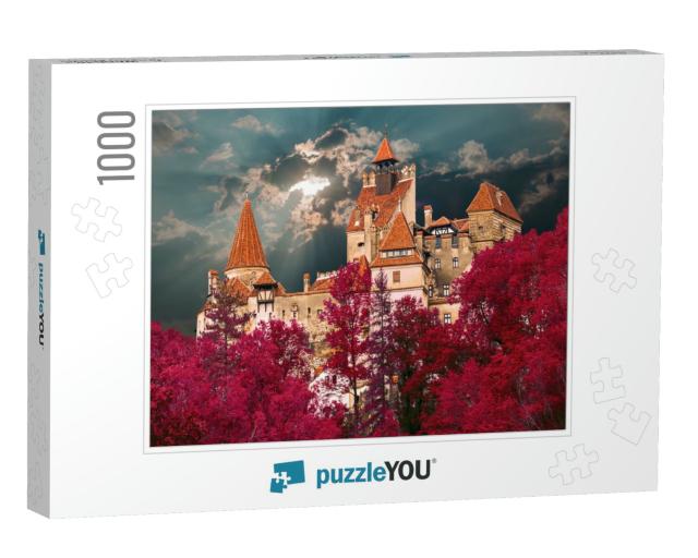 Old Architecture of the Famous Count Dracula Castle in th... Jigsaw Puzzle with 1000 pieces