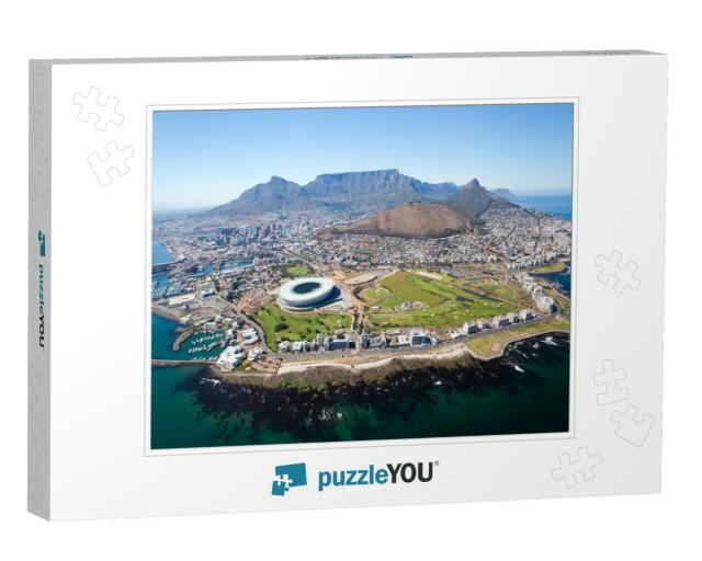 Overall Aerial View of Cape Town, South Africa... Jigsaw Puzzle