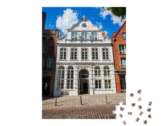 The Buddenbrookhaus Center in Lubeck City in Germany... Jigsaw Puzzle with 1000 pieces