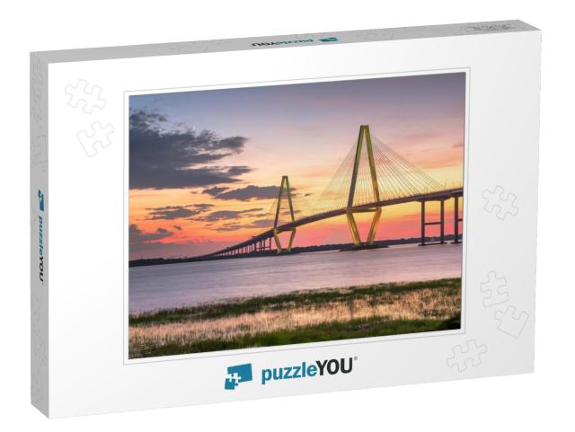 Charleston, South Carolina, USA At Arthur Ravenel Jr. Brid... Jigsaw Puzzle