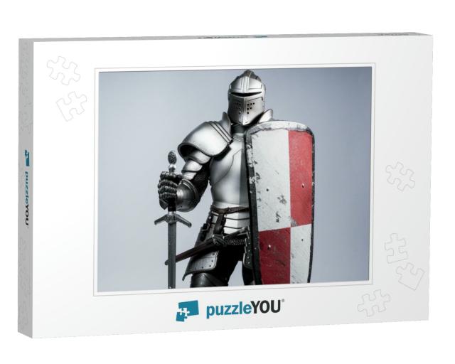 Knight with Sword & Shield... Jigsaw Puzzle
