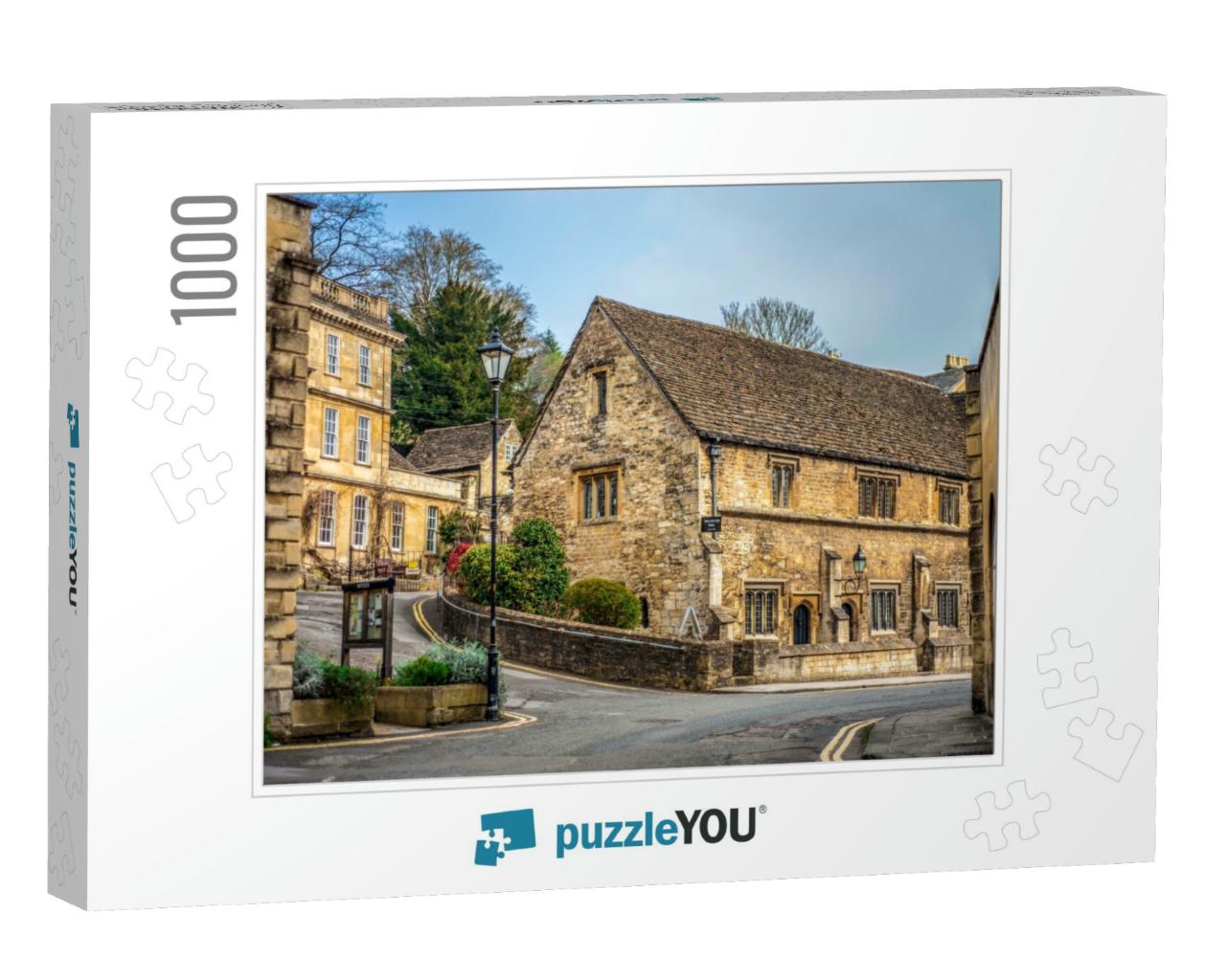 On of Street in Bradford on Avon in Wiltshire... Jigsaw Puzzle with 1000 pieces