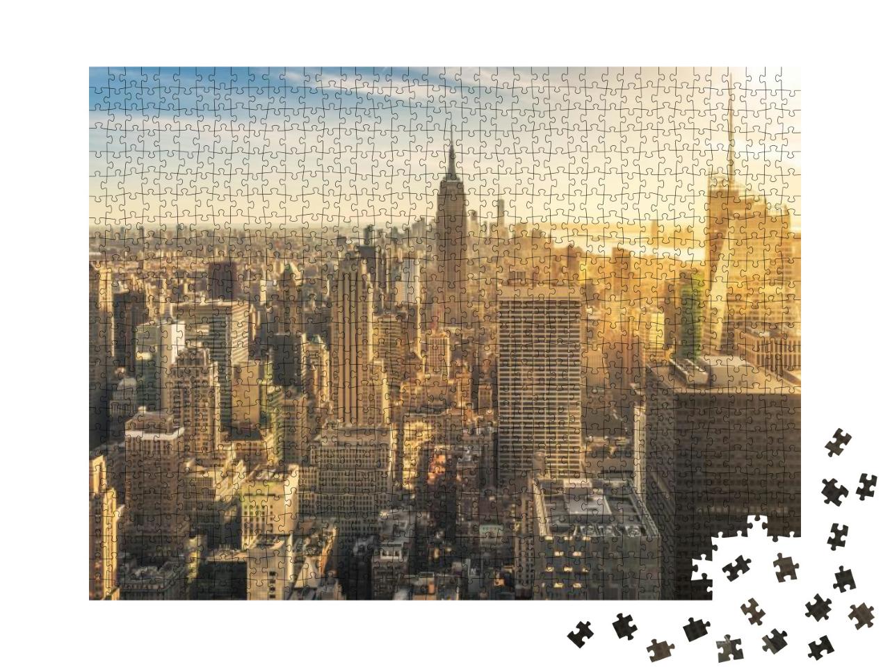 Manhattan Skyline... Jigsaw Puzzle with 1000 pieces