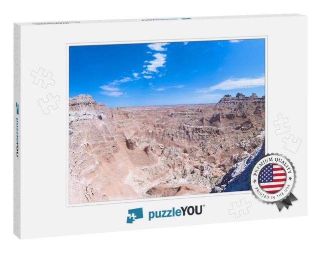 Geological Rock Formations of Badlands National Park in S... Jigsaw Puzzle