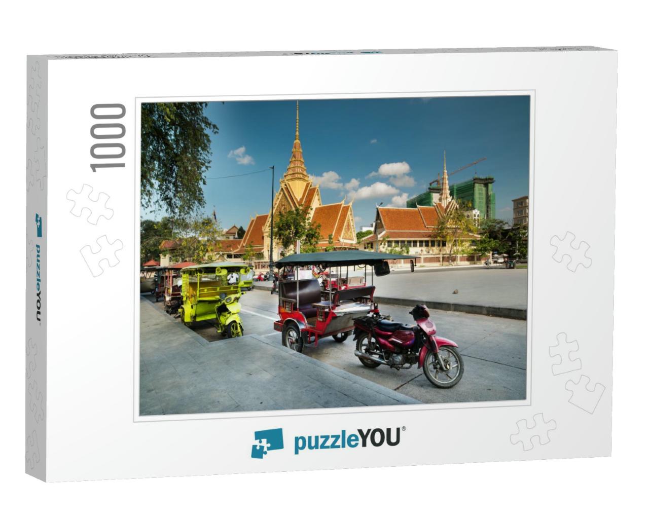 Tuk Tuk Taxi. Cambodia... Jigsaw Puzzle with 1000 pieces
