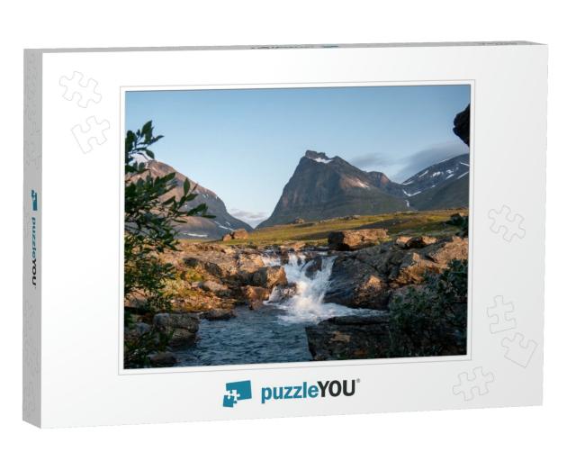 Tuolpagorni, One of the Most Iconic Mountains in Sweden &... Jigsaw Puzzle