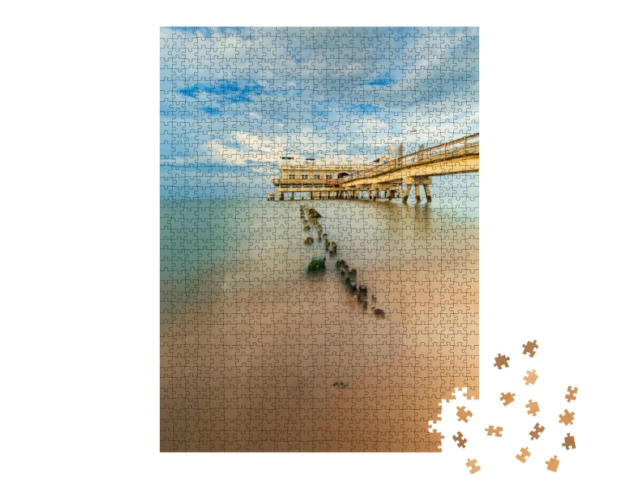 Oceanview Pier in Norfolk Virginia... Jigsaw Puzzle with 1000 pieces
