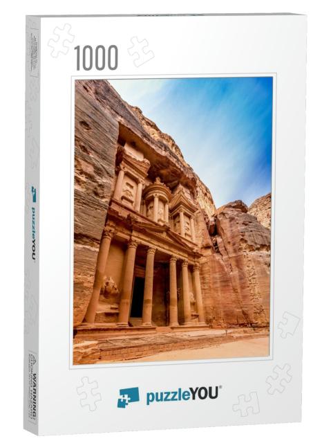 The Treasury in Jordan, Petra... Jigsaw Puzzle with 1000 pieces