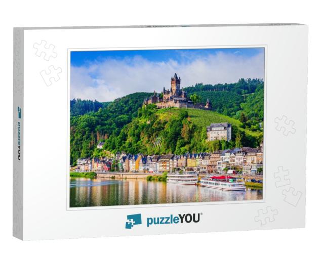 Cochem, Germany. Old Town & the Cochem Reichsburg Castle... Jigsaw Puzzle