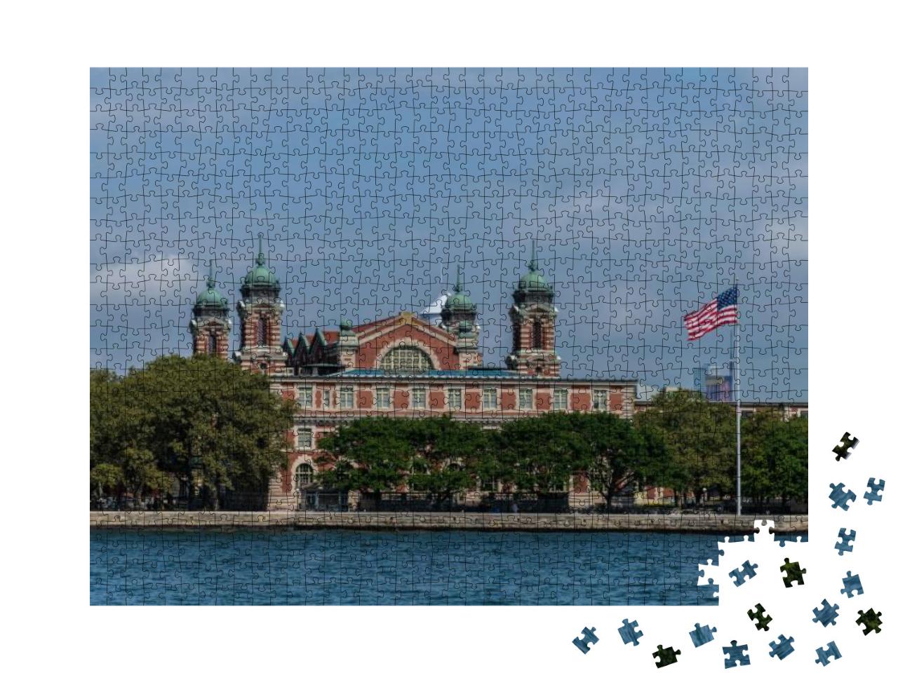 Ellis Island National Park in New York City... Jigsaw Puzzle with 1000 pieces