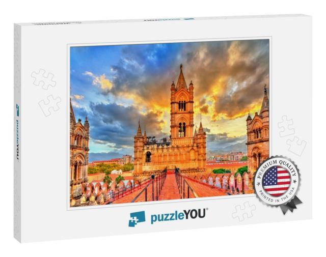 Palermo Cathedral, a UNESCO World Heritage Site in Sicily... Jigsaw Puzzle