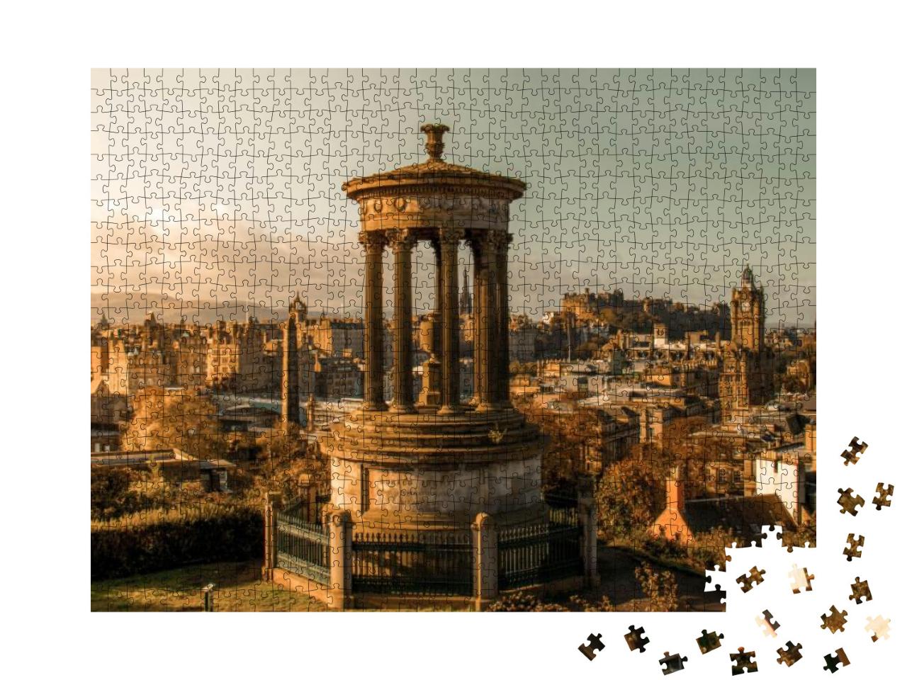 Sunny Autumn Day in Edinburgh... Jigsaw Puzzle with 1000 pieces