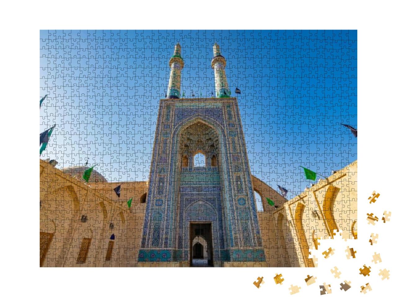 The Jameh Mosque or the Jame Mosque, UNESCO World Heritag... Jigsaw Puzzle with 1000 pieces