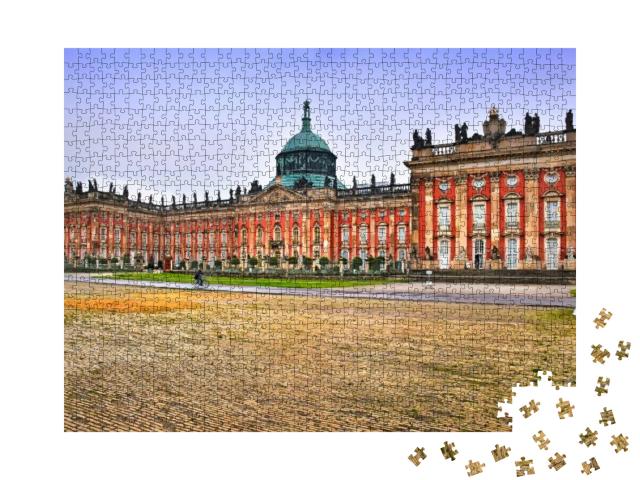 New Palace in Sanssouci Park, Potsdam, Germany... Jigsaw Puzzle with 1000 pieces