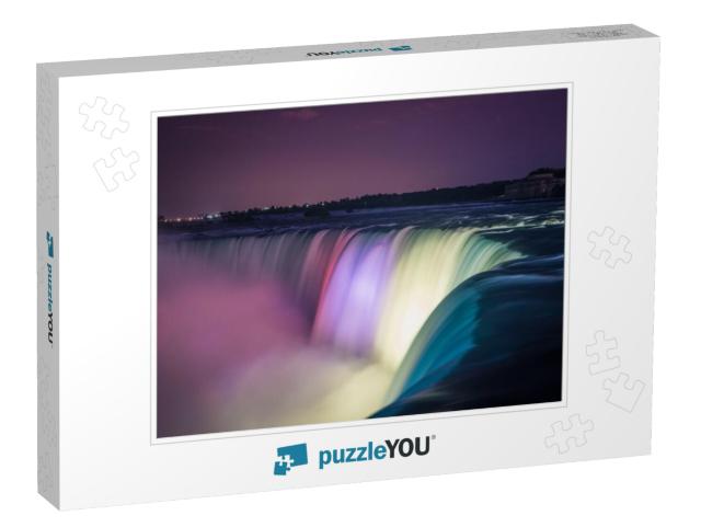 Niagara Falls At Night... Jigsaw Puzzle