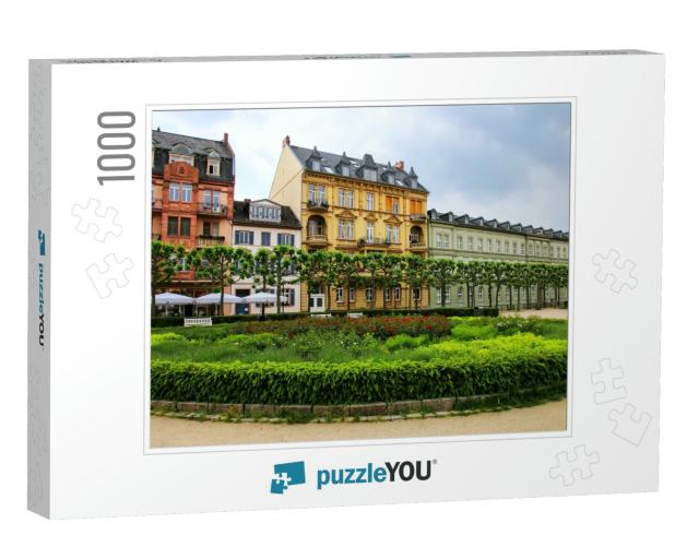 Residential Buildings on Luisenplatz Square in Wiesbaden... Jigsaw Puzzle with 1000 pieces