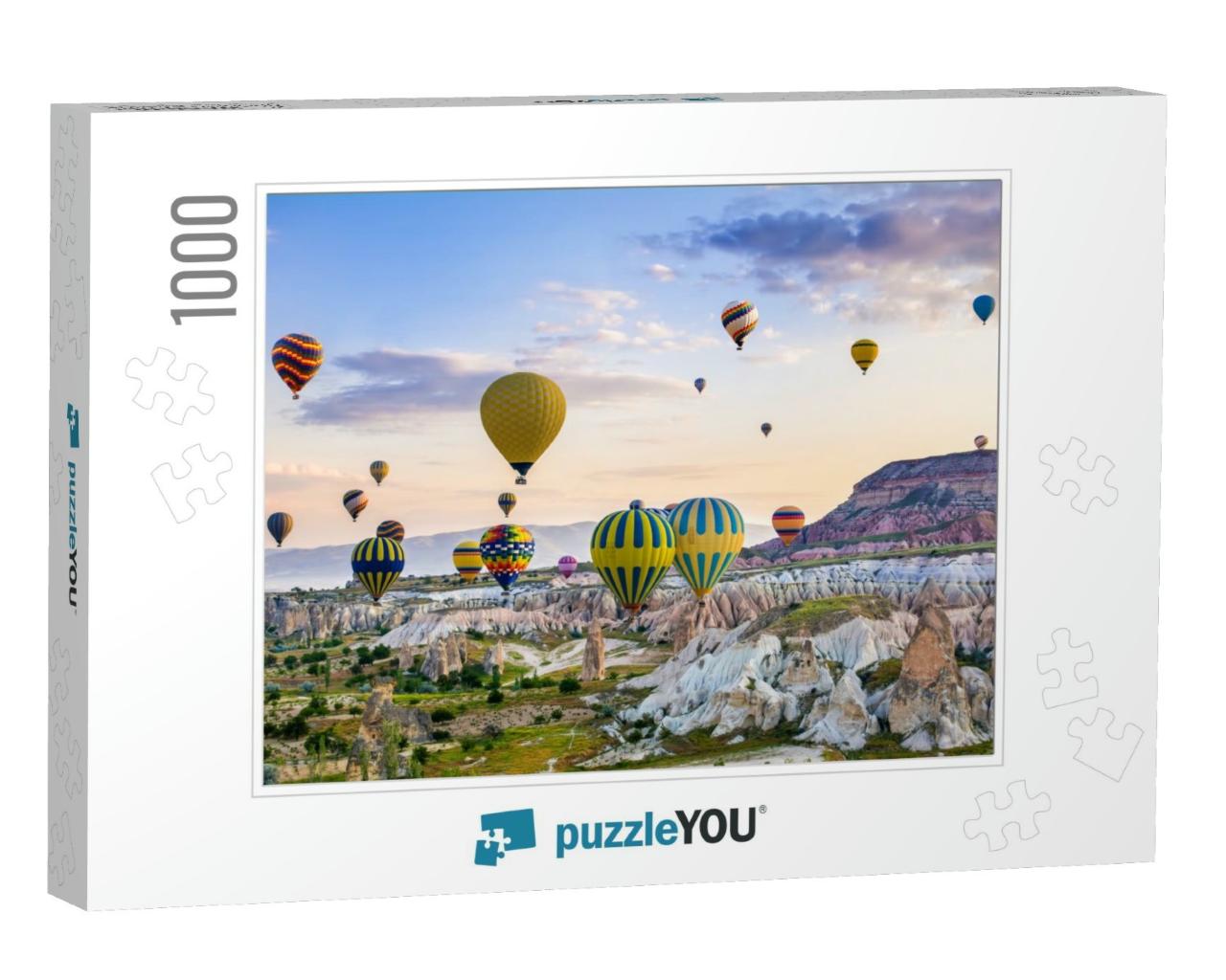 The Great Tourist Attraction of Cappadocia - Balloon Flig... Jigsaw Puzzle with 1000 pieces