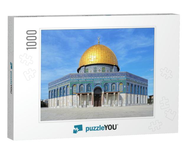 Dome of the Rock Mosque on the Temple Mount in Jerusalem... Jigsaw Puzzle with 1000 pieces