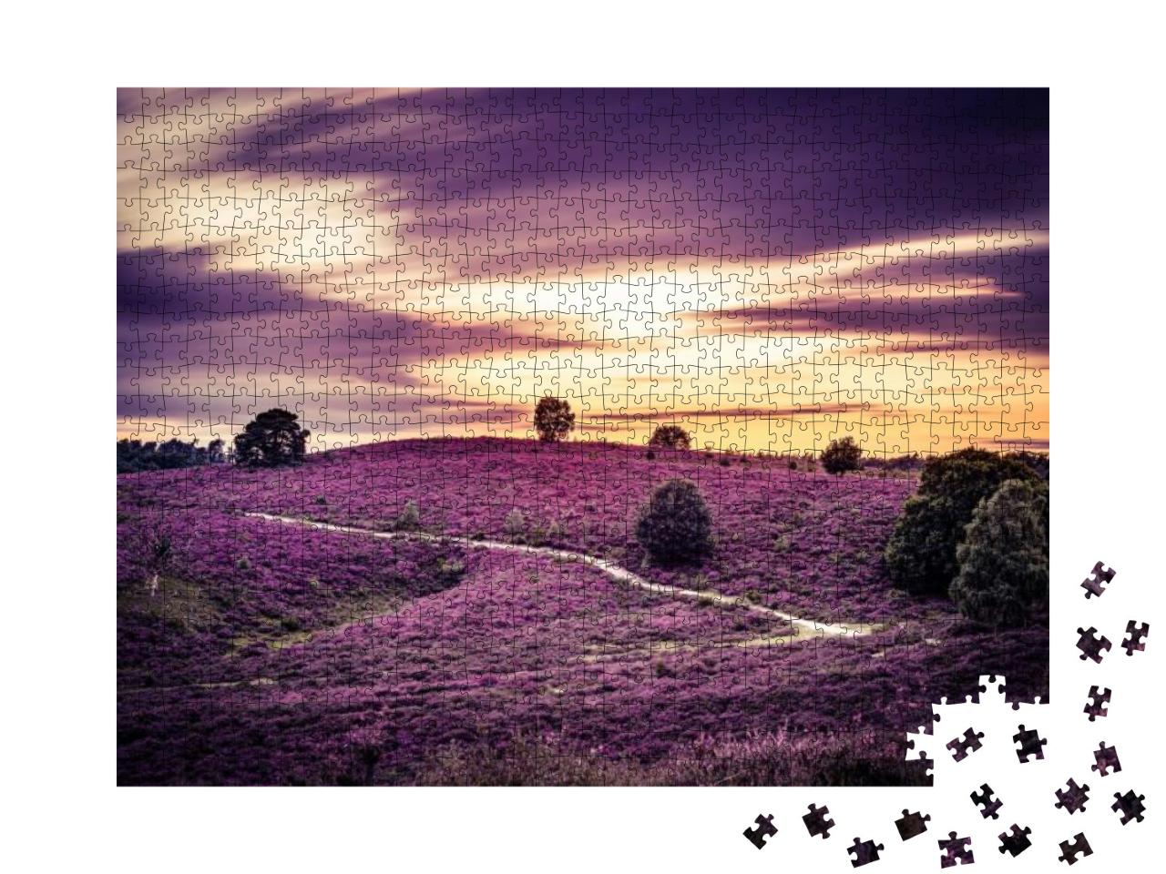 Long Exposure Sunset Clouds At the Posbank National Park... Jigsaw Puzzle with 1000 pieces