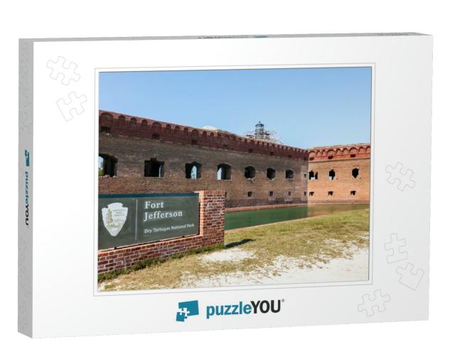 A View of Fort Jefferson, Dry Tortugas National Park, Flo... Jigsaw Puzzle