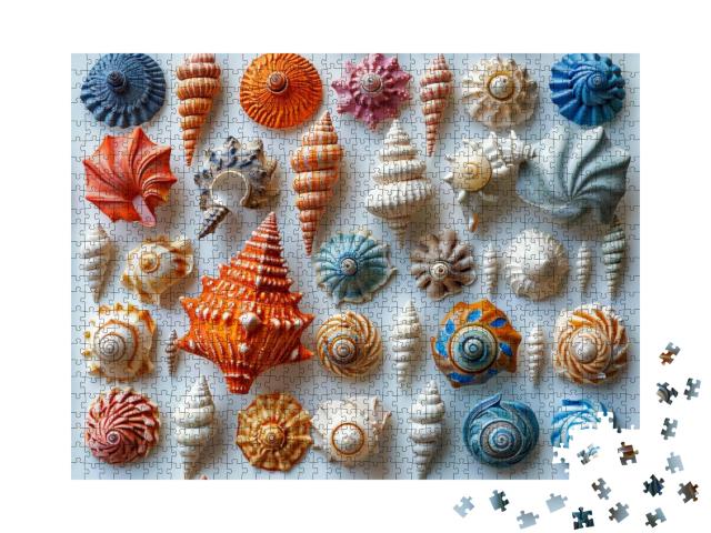 Seashells Jigsaw Puzzle with 1000 pieces