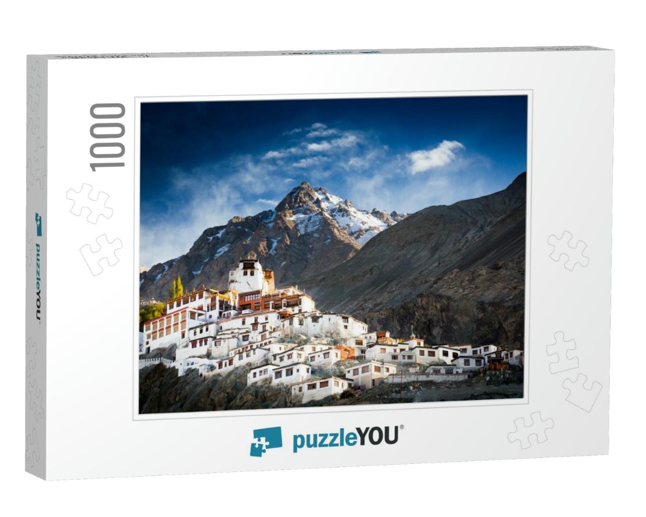 The Buddhist Monastery of Diskit in Nubra Valley in the I... Jigsaw Puzzle with 1000 pieces